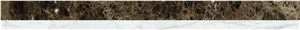  120*600mm Marble Border Tile, Marble Border Water Jet Design, Burder Beige Border Tile, Dark Emperador Border for Home Decoration, Golden Marble Border Design  