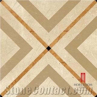 600*600 mm Acid-Resistant Polished Flooring Cross Design Porcelain Marble Ceramic Tile
