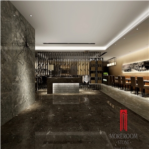 800*800mm Non Slip Grey Porcelain Floor Tile for Bathroom, Pisa Grey Porcelain Marble Tile