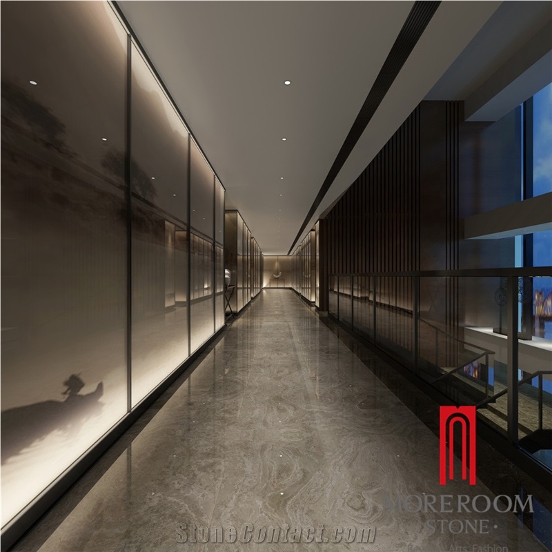 800*800mm Non Slip Grey Porcelain Floor Tile for Bathroom, Pisa Grey Porcelain Marble Tile