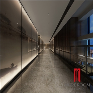800*800mm Non Slip Grey Porcelain Floor Tile for Bathroom, Pisa Grey Porcelain Marble Tile