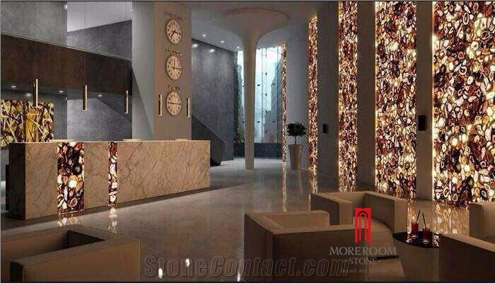 Agate Slices Wholesale, Agate Countertop for Bathroom Desing, Agate Stone