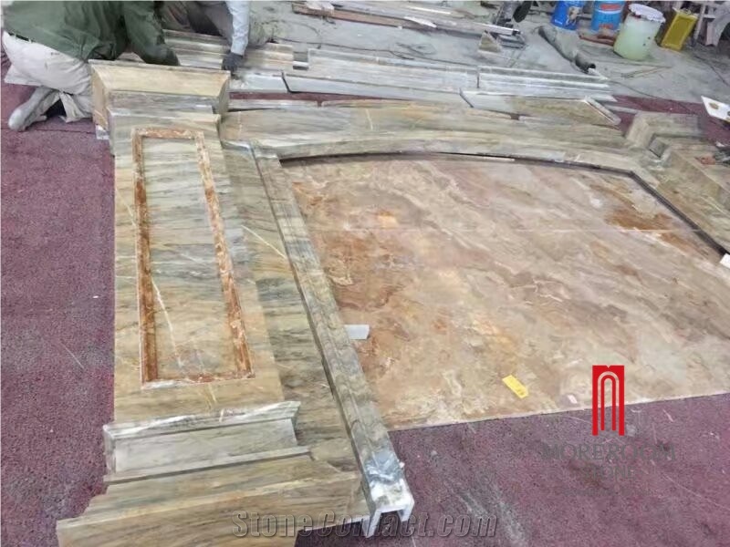 Barcelona Golden Spider Marble Slab & Tile Price