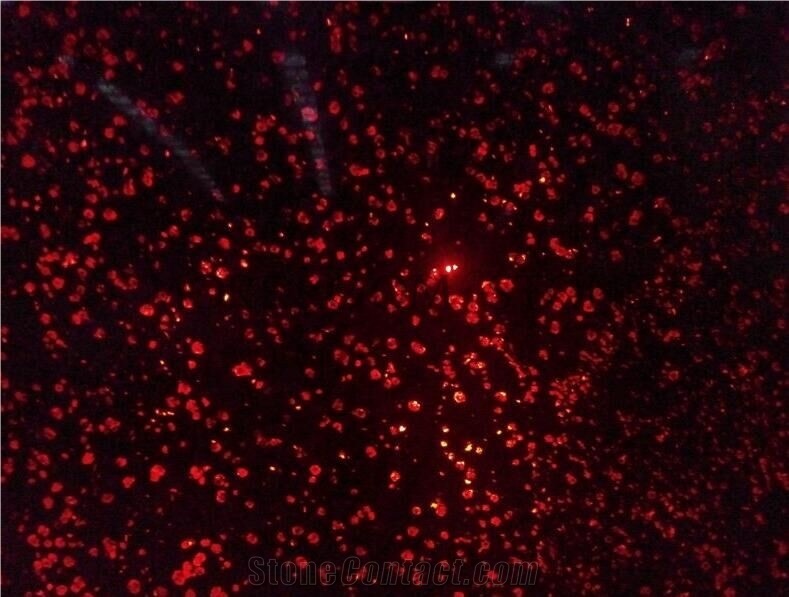 Black Color Backlit Semiprecious Stone for Wall