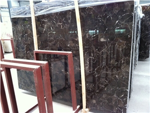 Chinese Brown Emperador Light Marble Tile & Slab for Hotal