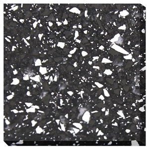 Environmental and Non-Toxic Quartz Stone with White Partical Crystal Custom Engineered Stone
