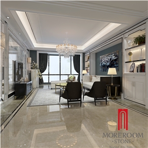 First Choice Artemis Aran White Glazed Porcelain Tile, Highly Polished Porcelain Marble Cream Tile
