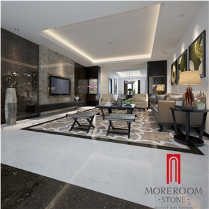 First Choice Artemis Aran White Glazed Porcelain Tile, Highly Polished Porcelain Marble Cream Tile