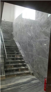 High Polished Grey Marble Customize Marble Top Office Desk Yunfu Price