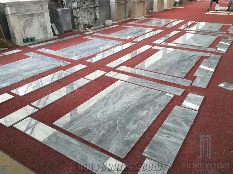 High Polished Grey Marble Customize Marble Top Office Desk Yunfu Price