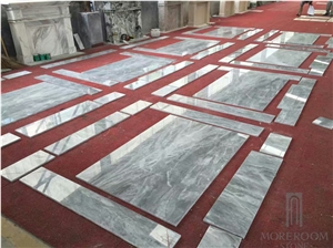 High Polished Grey Marble Customize Marble Top Office Desk Yunfu Price