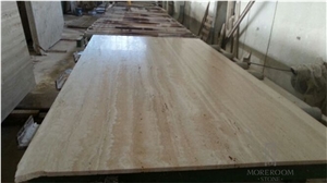 Italy Travertino Alabastrino Slabs Cut to Size Marble Tile Yunfu Factory