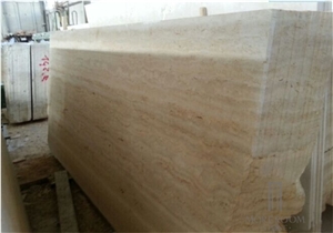 Italy Travertino Alabastrino Slabs Cut to Size Marble Tile Yunfu Factory