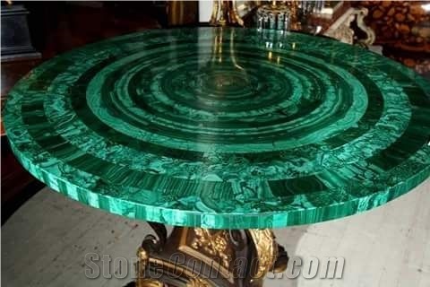 Malachite Marble Design Green Semipreious Stone Mosaic for Bathroom