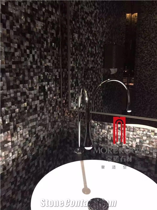 Mother Of Pearl Tiles Interior Design Honeycomb Panel Mosaic Polished Shell Mosaic