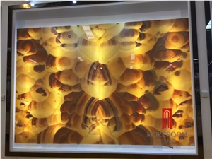 Natrual Jade Stone Laminated Aluminum Honeycomb Panel