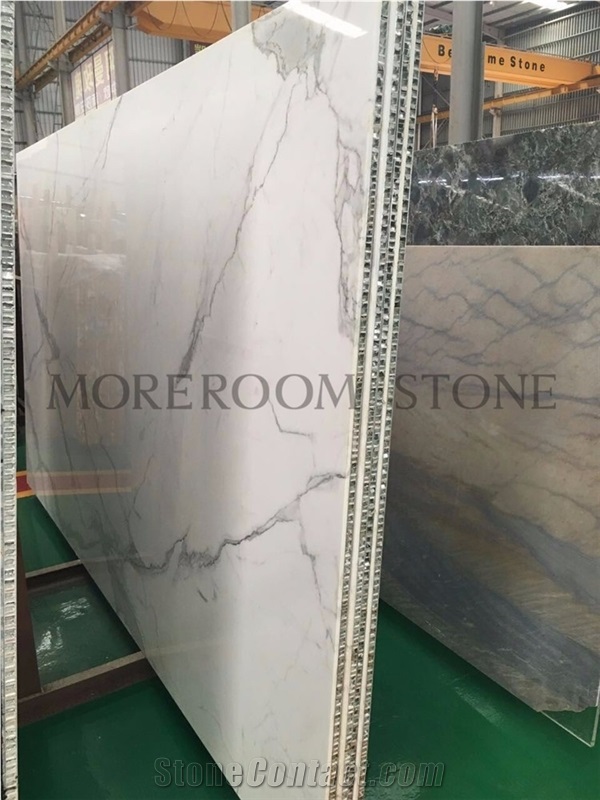 Natrual Jade Stone Laminated Aluminum Honeycomb Panel