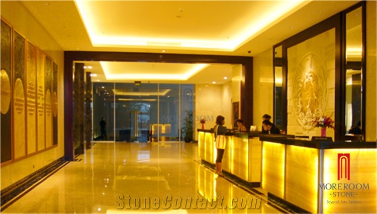 Natrual Jade Stone Laminated Aluminum Honeycomb Panel