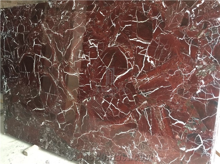 Red Marble Slab Rossa Levanto Marble Floor Tiles