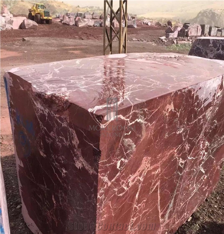 Red Marble Slab Rossa Levanto Marble Floor Tiles