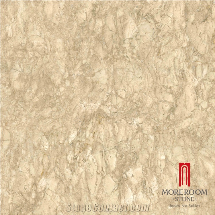 Serpeggianto Designs Porcelain Marble Tile Flooring with Beige Wood Grain Pattern