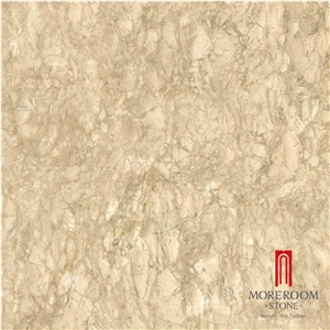 Serpeggianto Designs Porcelain Marble Tile Flooring with Beige Wood Grain Pattern