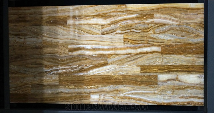 Yellow Wood Vein Jade Stone Wall Mosaic Tile Price Polished Marble Mosaic Tiles Mosaic Moulding Collection