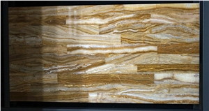 Yellow Wood Vein Jade Stone Wall Mosaic Tile Price Polished Marble Mosaic Tiles Mosaic Moulding Collection