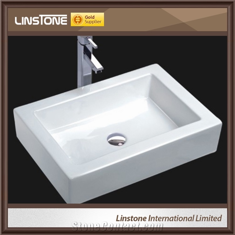 Cheap Items Top Sell Bathroom Ceramic Hand Wash Basin Oval Circle Shape