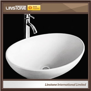 Cheap Items Top Sell Bathroom Ceramic Hand Wash Basin Oval Circle Shape