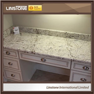Cheap Polished Suface India White Galaxy White Granite Vanity Top Price