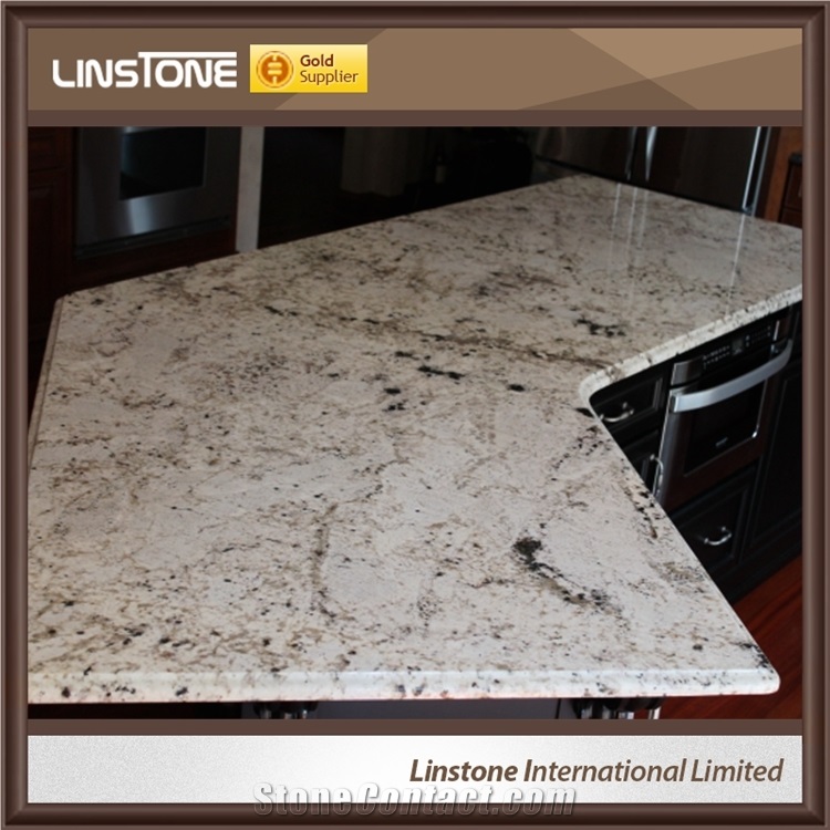 Cheap Polished Suface India White Galaxy White Granite Vanity Top Price