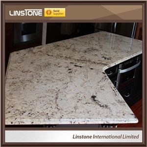 Cheap Polished Suface India White Galaxy White Granite Vanity Top Price