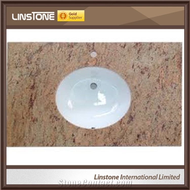 Customized Shivakashi Granite Bath Top, Bathroom Vanity Tops