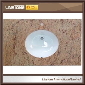Customized Shivakashi Granite Bath Top, Bathroom Vanity Tops
