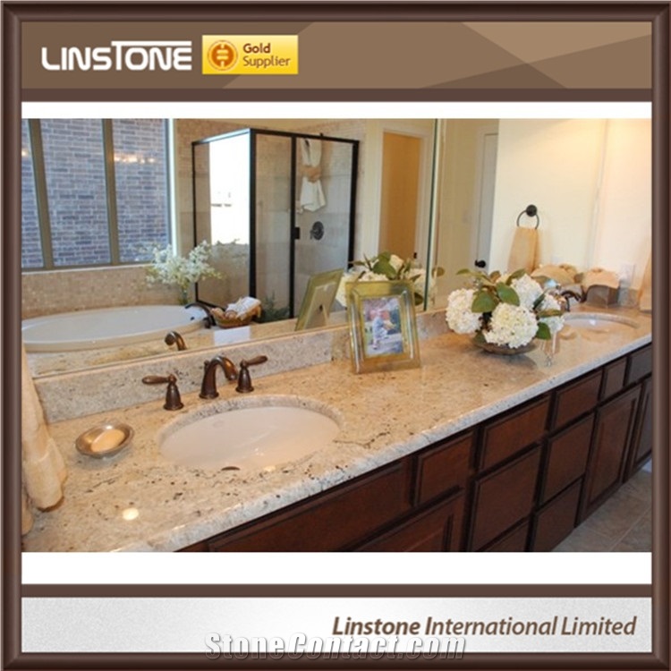 Customized Shivakashi Granite Bath Top, Bathroom Vanity Tops