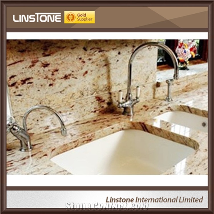 Customized Shivakashi Granite Bath Top, Bathroom Vanity Tops