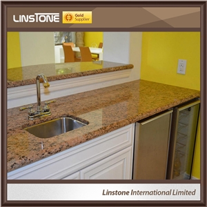 Wholesale Solid Surface Royal Rose Granite Kitchen Countertop