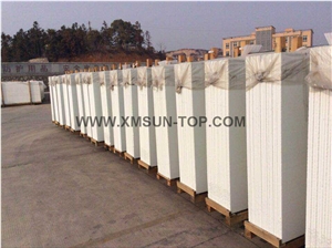 Pure White Nano Crystallized Glass Stone Big Slab/ Microlite Glass Stone/Pure White Nano Glass/China Manmade&Artificial Stone/Polished Nano Glass/ Engineered Stone Slab
