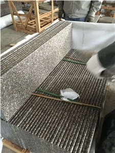 China Cheap Granite Stair, G664 Granite Stair Treads and Riser, Bainbrook Brown Granite Staircase, Winggreen Stone