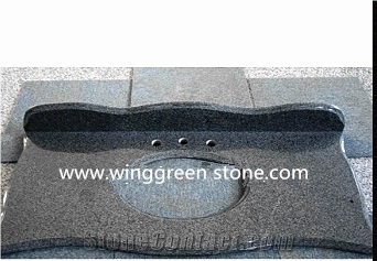 Factory Direct Selling for Kitchen/Bathroom Top G654 Dark Gray Granite Countertop from Xiamen