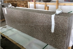 G664 Granite Countertop, Pink Polished Granite Countertop, Pink Granite Countertop, Natural Granite Countertop, Polished Granite Countertop, Kitchen Countertop, Xiamen Winggreen Manufacture