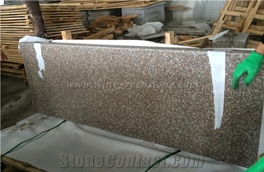 G664 Granite Countertop, Pink Polished Granite Countertop, Pink Granite Countertop, Natural Granite Countertop, Polished Granite Countertop, Kitchen Countertop, Xiamen Winggreen Manufacture
