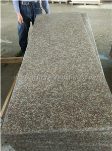 G687 Granite Countertop, Pink Granite Countertop, Natural Granite Countertop, Polished Granite Countertop, Kitchen Countertop, Xiamen Winggreen Manufacture