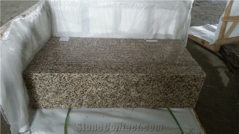 G703 Chrysanthe Mum Yellow Granite,Juhua Huang Granite for Staircase and Deck Stair