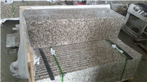 G703 Chrysanthe Mum Yellow Granite,Juhua Huang Granite for Staircase and Deck Stair