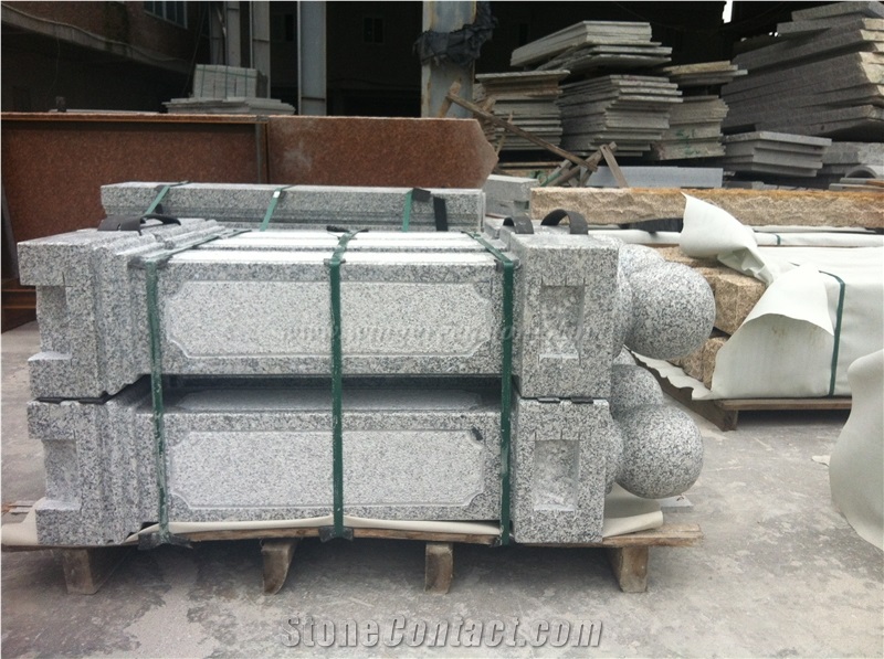 Light Grey Granite Staricase Rails/Handrail/Balustrades/Baluster, Winggreen