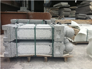Light Grey Granite Staricase Rails/Handrail/Balustrades/Baluster, Winggreen Light Grey Granite Staricase Rails/Handrail/Balustrades/Baluster, Winggreen