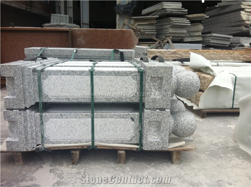 Light Grey Granite Staricase Rails/Handrail/Balustrades/Baluster, Winggreen