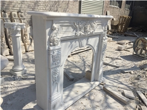 Multicolor Decorating Fireplace,Popular Design Idea,Fireplace Surrounding,Sculptured Fireplace,Made in China